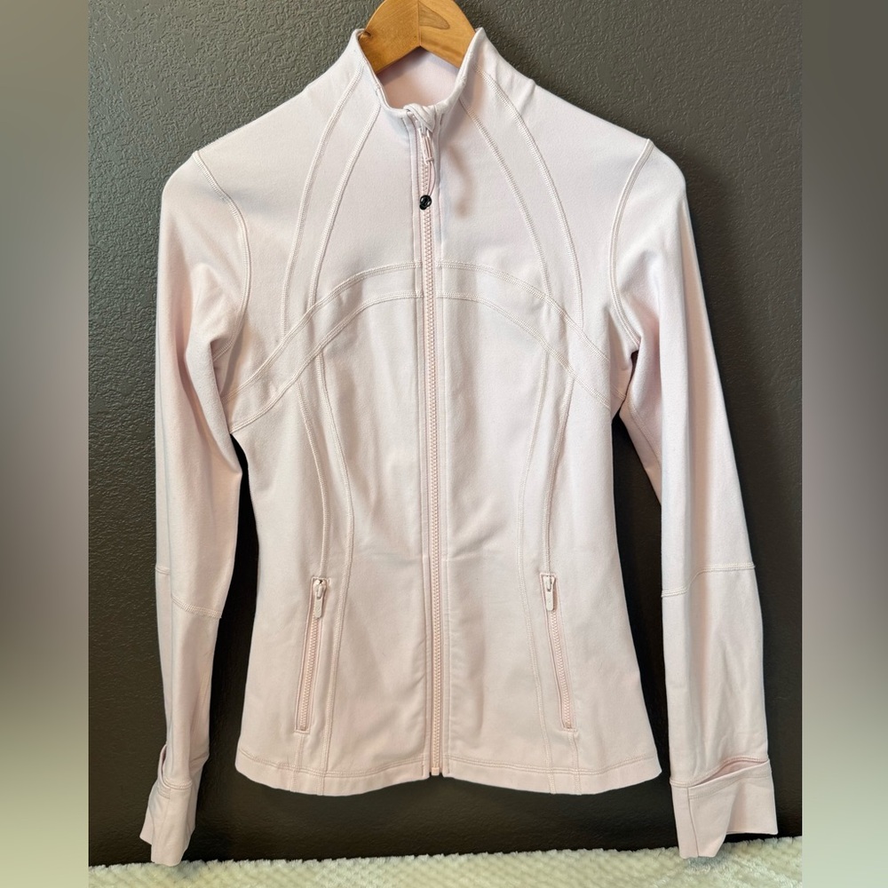lululemon athletica Women’s Full-Zip Define Jacket (Size 8) — Pale Pink